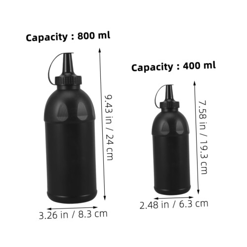 2pcs Plastic Storage Bottles for Beads Reusable Craft Organizer Set Compact Design 1