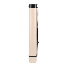 Beige Extendable Poster Tube 62–105cm Adjustable Length Drawing and Document Holder Carry Case