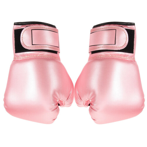 1Paar Boxhandschuhe Kinder Sparring PU Für Kickboxen Rosa