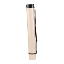 Adjustable Poster Tube for Drawings, Expandable Blueprint Storage Tube Beige with Durable Protection
