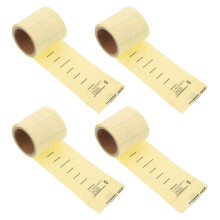 4Stk Transparenter Kinder Höhenaufkleber PVC Wachstumsmaßstab Wanddeko