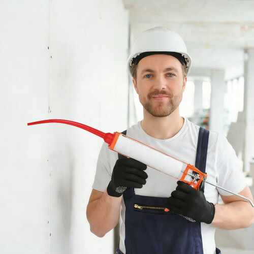 3Stk Caulking Applicator Rote Gummispitzen Verlängert Für Heim 2