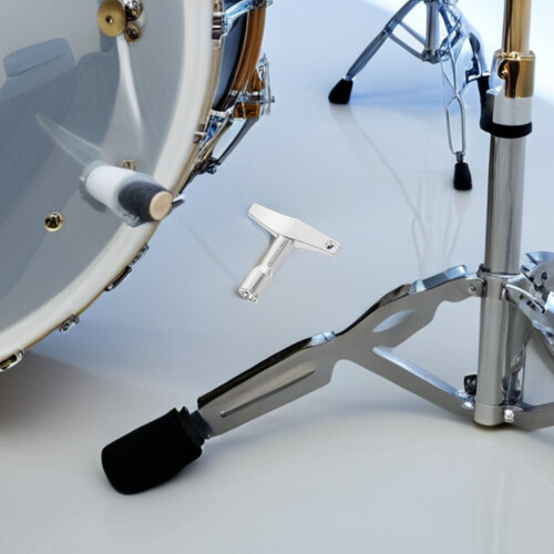 Drum Key Aluminiumlegierung Silber Für Schlagzeug 2