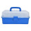 Plastic Tool Organizer Box, 3 Layer Folding Transparent Storage Case for Hardware Crafts and Home 1