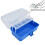 Plastic Tool Organizer Box, 3 Layer Folding Transparent Storage Case for Hardware Crafts and Home 2