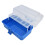 Plastic Tool Organizer Box, 3 Layer Folding Transparent Storage Case for Hardware Crafts and Home 3
