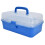 Plastic Tool Organizer Box, 3 Layer Folding Transparent Storage Case for Hardware Crafts and Home 5
