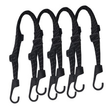 4pcs Adjustable Heavy Duty Nylon Luggage Straps with Hooks for Motorcycle and Bike Travel
