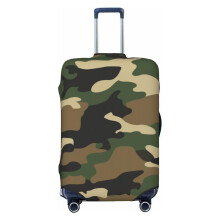 Camo Luggage Cover Protector, Anti‑Scratch Elastic Fit for 18‑32 Inch Suitcase