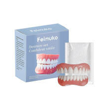 Feimuko Denture Trimmed Set Enhance Smile Oral Beauty Comfortable Material Denture Teeth Beauty