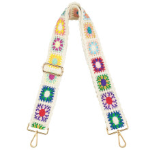 Wide Canvas Guitar Style Bag Strap Replacement, 1.97 Inch Adjustable Crossbody Shoulder Strap Color40