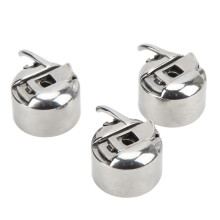 3Pcs Durable Steel Sewing Machine Bobbin Case Set, Easy Installation Replacement for Front Bobbin System