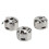 3Pcs Durable Steel Sewing Machine Bobbin Case Set, Easy Installation Replacement for Front Bobbin System 4