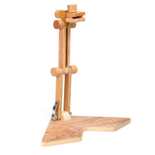 Wooden Embroidery Stand 360 Rotatable Adjustable Tabletop Cross Stitch Frame Holder