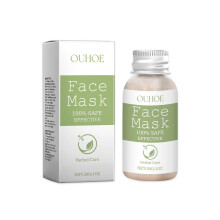 Ouhoe Herbal Mask Powder Nourishes, Controls Oil, Acne, Improves Skin Texture, Moisturizes Gently And Cleanses Herbal Mask Powder