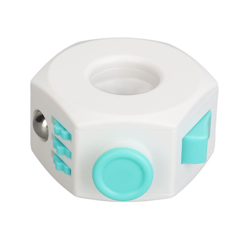 Decompression Ring Sensory Toy Green ABS 5.3x3.2cm 2