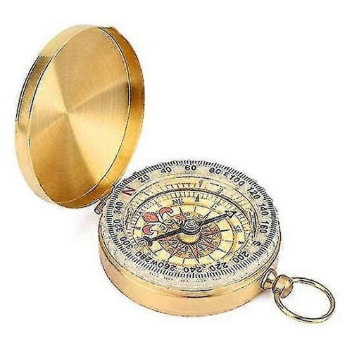 Waterproof Compass Flip-open with Luminous Numbers for Camping Hiking - PR