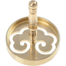 Incense Press Mold Brass Incense Ash Press Seal Incense Making Tool Kit Lotus Incense Cone Molds for Diy Fragrance Accessory (golden A) - RIpj