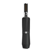 Windproof Travel Umbrella Automatic Open Close Reverse Folding Compact 10Rib Waterproof for Men and Women Black