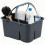 Large Plastic Cleaning Caddy with Handle, Durable Multipurpose Cleaning Supplies Organizer, Gray 1
