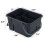Large Plastic Cleaning Caddy with Handle, Durable Multipurpose Cleaning Supplies Organizer, Gray 2