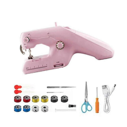 Automatic Handheld Sewing Machine, Mini Portable Sewing Machine Cordless Sewing Machine for Adult D 1
