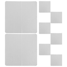 8Stk Graue Reinigungstücher Aus Mikrofaser Für Brillen Und Displays
