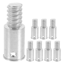 8Stk Aluminium Gewinde Besenhalter Ersatz Adapter Für Mop Und Besen