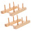 Sewing Thread Holder Rack 2 Piece Wooden Spool Organizer for Tangle Thread Storage and Easy Access 1