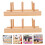 Sewing Thread Holder Rack 2 Piece Wooden Spool Organizer for Tangle Thread Storage and Easy Access 2