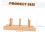 Sewing Thread Holder Rack 2 Piece Wooden Spool Organizer for Tangle Thread Storage and Easy Access 4
