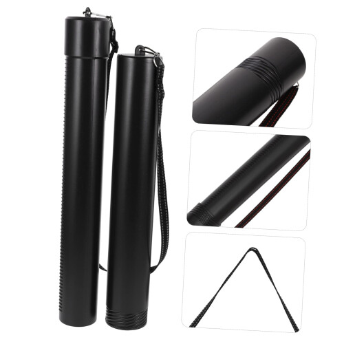 Adjustable Telescopic Document Storage Tube with Strap for Blueprints Plans Posters and Artwork 2