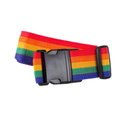 Adjustable Luggage Strap for Travel, 2M Durable Suitcase Belt with Quick‑Release Buckle, Multicolor 1