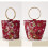 Contemporary Embroidered Handbag With Spacious-Pink 2