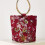 Contemporary Embroidered Handbag With Spacious-Pink 3