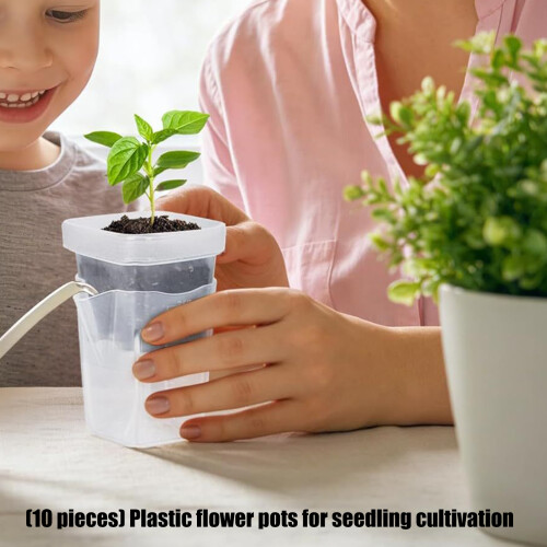 10pack Multipurpose Hydroponic Nursery Pot Elevated Seedling 1