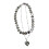 Artistic Double Layer Beaded Necklace Retro Irregular-Gray 1