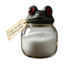 Decorative Glass Seasoning Jars Set Adds Charm-Frog single pack