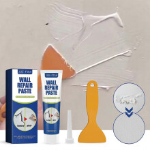 Limited time!!Jue-Fish Wall Repair Paste Household White Wall Crack Repair Paste for Covering Mold, Stains, And Renovation