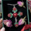 Collier pendentif crucifix gothique en argent antique avec 6
