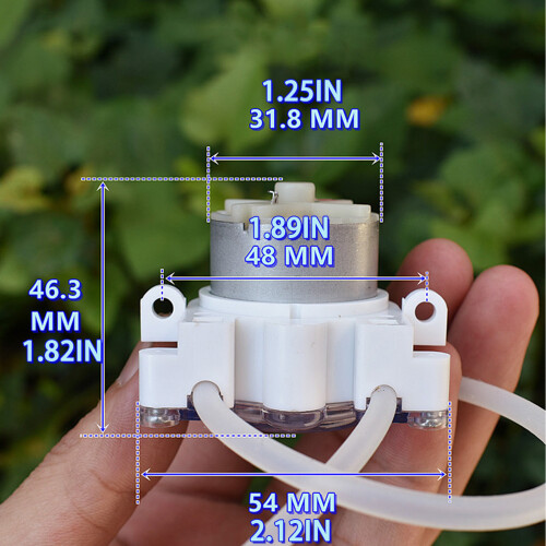Miniature Plastic Peristaltic Pump 6V-12V High Performances 2