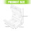 Blinds Shade Lifting Clamps,Transparent Blind Handle for Rod 3