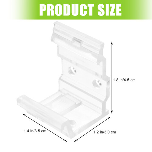 Blinds Shade Lifting Clamps,Transparent Blind Handle for Rod 2