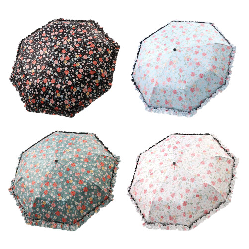 Leichter, tragbarer Regenschirm mit ergonomischem-Grün 1