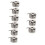 9pcs Sewing Machine Bobbin Case Set, Metal Silver Bobbin Holder, Lightweight Easy Storage 1