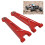 1 Pair Aluminum Front Upper Arm MJX 1/14 14210 Red 2