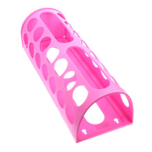 Vinyl Roll Storage Rack 45x16cm Pink Craft Paper Organizer with Visible Accent and SpaceSaving Design