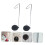 Dual Spool Sewing Machine Thread Holder for Quilting and Embroidery, Tangle Stand 3