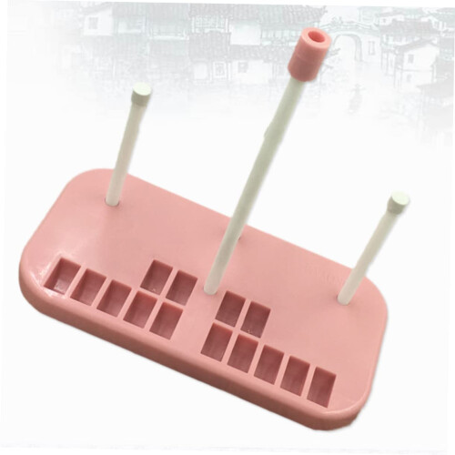 Pink Thread Stand for Sewing and Embroidery, Durable Serger Thread Holder with Stable Feeding 2