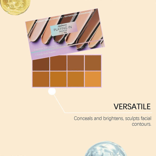 Zephoco Dark Series Soft Mist Gradient Concealer Is A Light, Moisturizing, Adherent And Refreshing Concealer with A Matte Finish 2